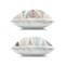 Stupell Industries Boho Leaves & Stems 2 Piece Decorative Printed Throw Pillow Set design by Eli Jones, 18 x 7 x 18
